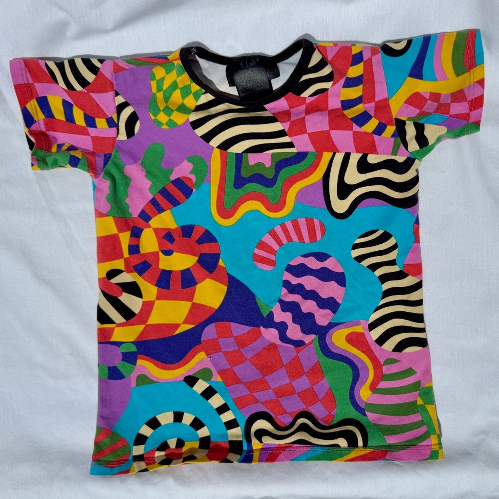 Nooworks “Party Time” Print Kids Tee 5 Year